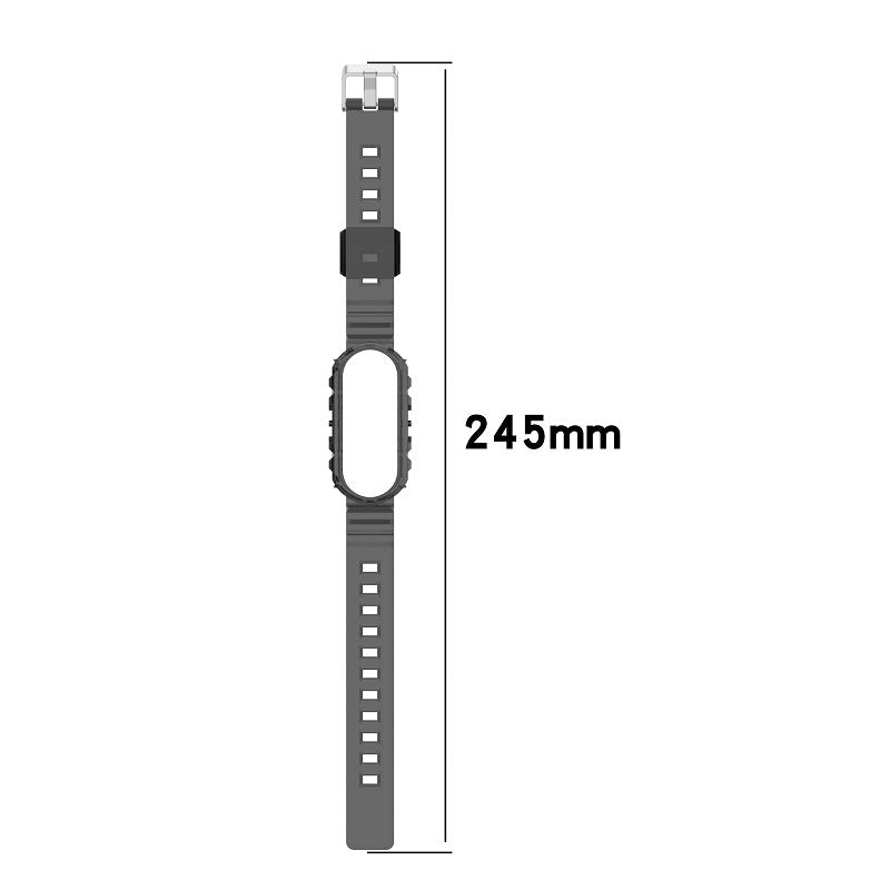 Ensfarvet TPU Smart Watch Band Udskiftningshåndledsrem til Xiaomi Mi Band 6 Ensfarvet TPU Smart Watch Band Udskiftningshåndledsrem til Xiaomi Mi Band 6